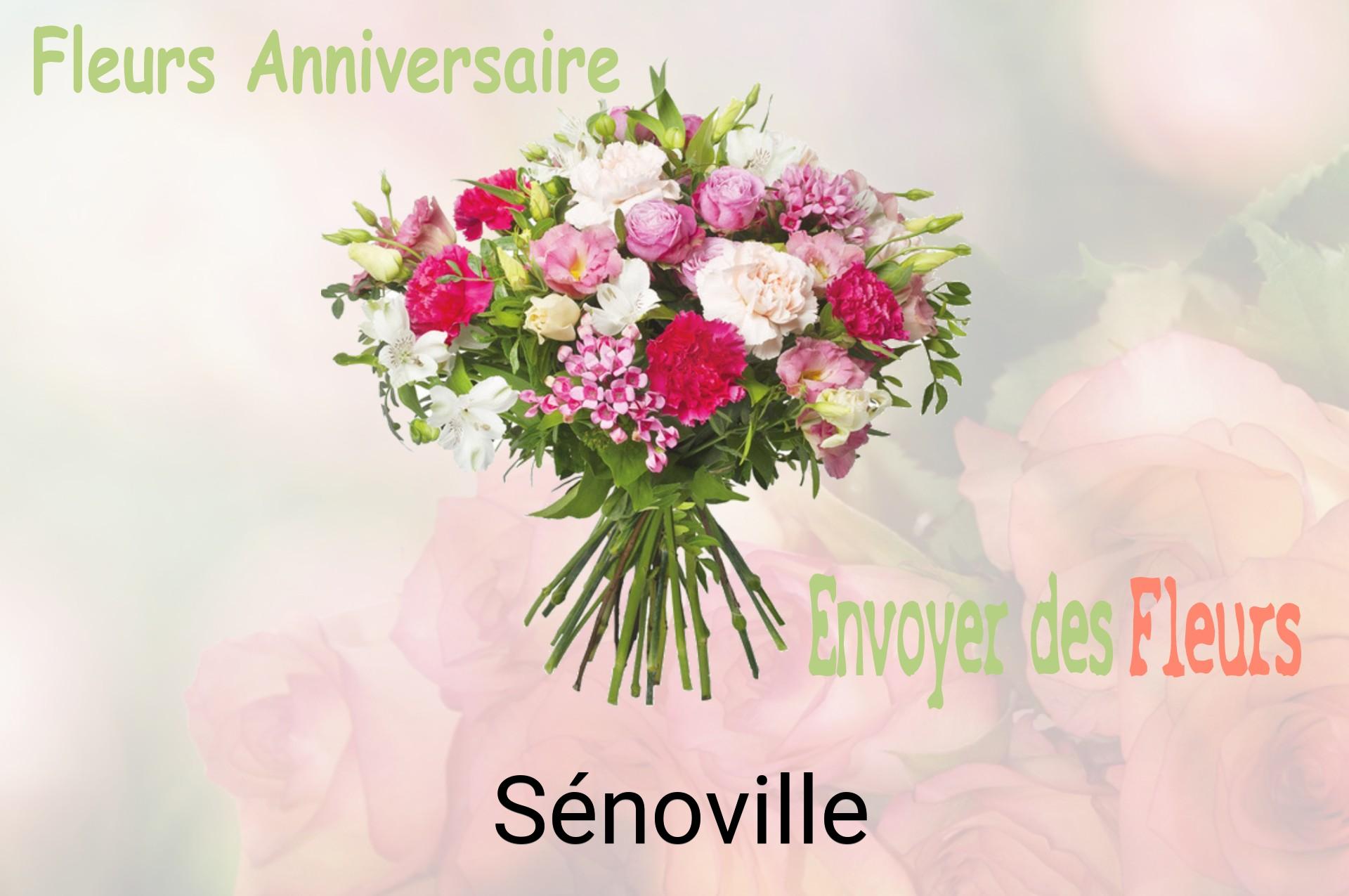Bouquet de fleurs d’anniversaire livré à Sénoville